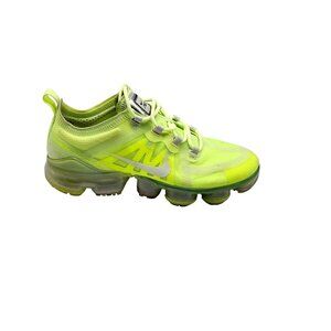 Nike‎ Air VaporMax 2019 Shoes Womens Size 7 Neon Yellow Transparent AR6632-700